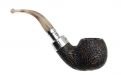 Peterson Pfeife Spigot Silver Roundstone XL02 Sand F-lip
