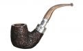 Peterson Pfeife Spigot Silver Roundstone X220 Sand F-lip (9mm)