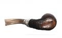 Peterson Pfeife Spigot Silver Roundstone X220 Sand F-lip (9mm)
