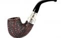 Peterson Pfeife Spigot Silver X220 Rustic F-lip