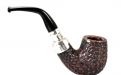 Peterson Pfeife Spigot Silver X220 Rustic F-lip
