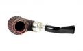 Peterson Pfeife Spigot Silver X220 Rustic F-lip