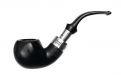Peterson Pfeife Spigot Silver XL02 Ebony F-lip (9mm)