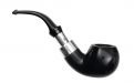 Peterson Pfeife Spigot Silver XL02 Ebony F-lip (9mm)