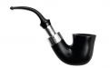 Peterson Pfeife Spigot Silver 05 Black F-lip