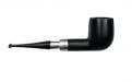 Peterson Pfeife Spigot Silver 106 Black F-lip, 9mm Filter