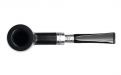 Peterson Pfeife Spigot Silver 106 Black F-lip, 9mm Filter