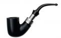 Peterson Pfeife Spigot Silver 338 Black F-lip (9mm)