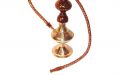 Exclusive Wasserpfeife aus Messing - 40 cm, Bunte