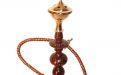 Exclusive Wasserpfeife aus Messing - 40 cm, Bunte
