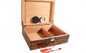 Humidor - Makassar-design, spanischer Zeder, für 40 Zigarren