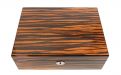 Humidor - Makassar-design, spanischer Zeder, für 40 Zigarren