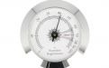 Humidor-Hygrometer - silber/weiss (5cm)