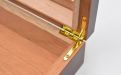 Humidor - Bordeauxrot, Glasdeckel, spanischer Zeder, für 30 Zigarren