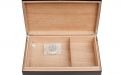 Exclusive Humidor - dunkelbraun lackierte, spanischer Zeder, für 30 Zigarren