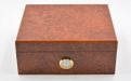 Humidor - Braun, Wurzelnholz-dekor, spanischer Zeder, für 40 Zigarren