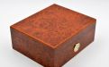 Humidor - Braun, Wurzelnholz-dekor, spanischer Zeder, für 40 Zigarren