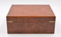 Humidor - Braun, Wurzelnholz-dekor, spanischer Zeder, für 40 Zigarren