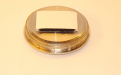 Hygrometer - 50/37 mm, silberfarbe