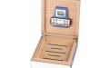 Humidor - Passatore, Blau/weiß, spanischer Zeder, für 40 Zigarren