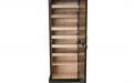 Humidorschrank - schwarz, Glastür, spanischer Zeder, für 6-800 Zigaren