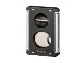 Zigarrenabschneider Caseti 3 in 1 - grau matt/chrom