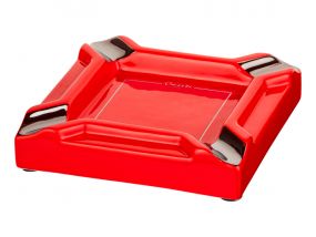 Caseti Zigarren-Aschenbecher - rot (20x20cm)