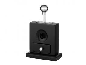 Tisch-Zigarrenabschneider - schwarz matt, Angelo (19cm - bis Ringmaß 51)