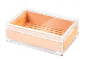 Humidor für 50 Zigarren, Acryl Zigarrenhalter - Angelo