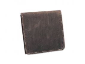 Pfeifentabak Beutel - braun, Leder (12,5x12,5cm)