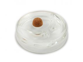 Pfeifen Aschenbecher für 2 Pfeifen - Glas