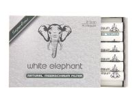 White Elephant Superflow Natur-Meerschaum-PfeifenFilter 9mm - 40St.