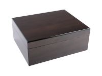 Humidor - Luxury Dunkelbraun, spanischer Zeder, für 50 Zigarren - Achenty!
