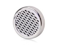 Humidor-Befeuchter mit Acrylpolymer-Kristallen, silber, rund (6cm)